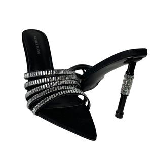 Sandal Heel Mule Stiletto w sparkle| Size 10 | NWT (Box) Azalea Wang